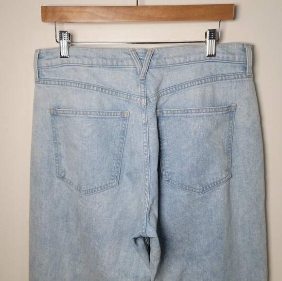 Veronica Beard Blake Classic Straight High-Rise Jeans Light Wash Size 30 - Picture 9 of 11